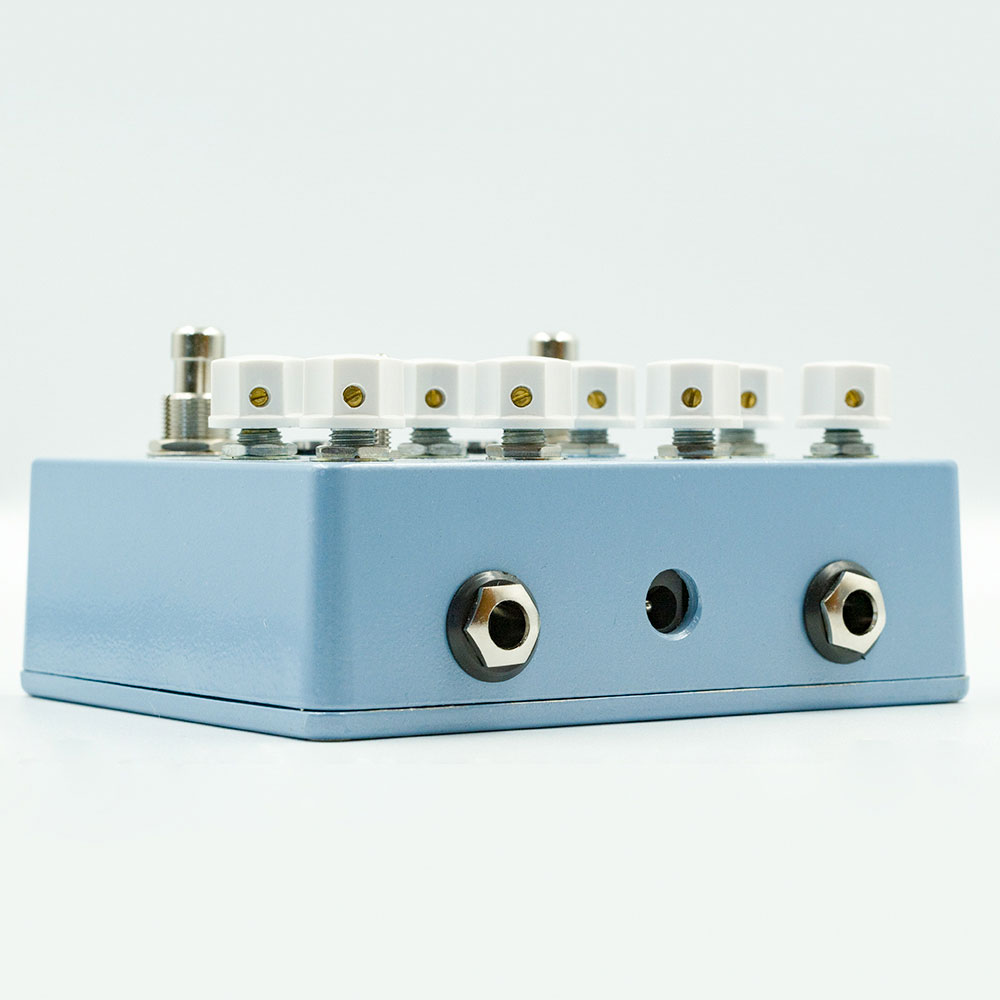 Westminster Effects WE-E89 E89 Dual Overdrive V2 オーバードライブ ギターエフェクター 入出力端子部画像