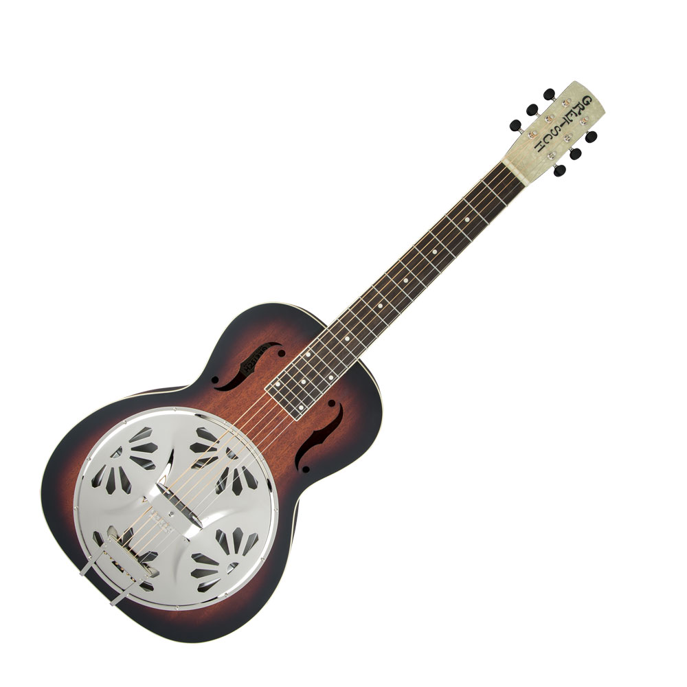 GRETSCH G9230 Bobtail Spider Square-Neck Resonator Guitar 2-Color Sunburst リゾネーターギター ピックアップ付き