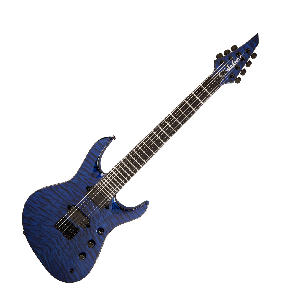 Jackson USA Signature Chris Broderick Soloist HT7 Transparent Blue 7弦エレキギター