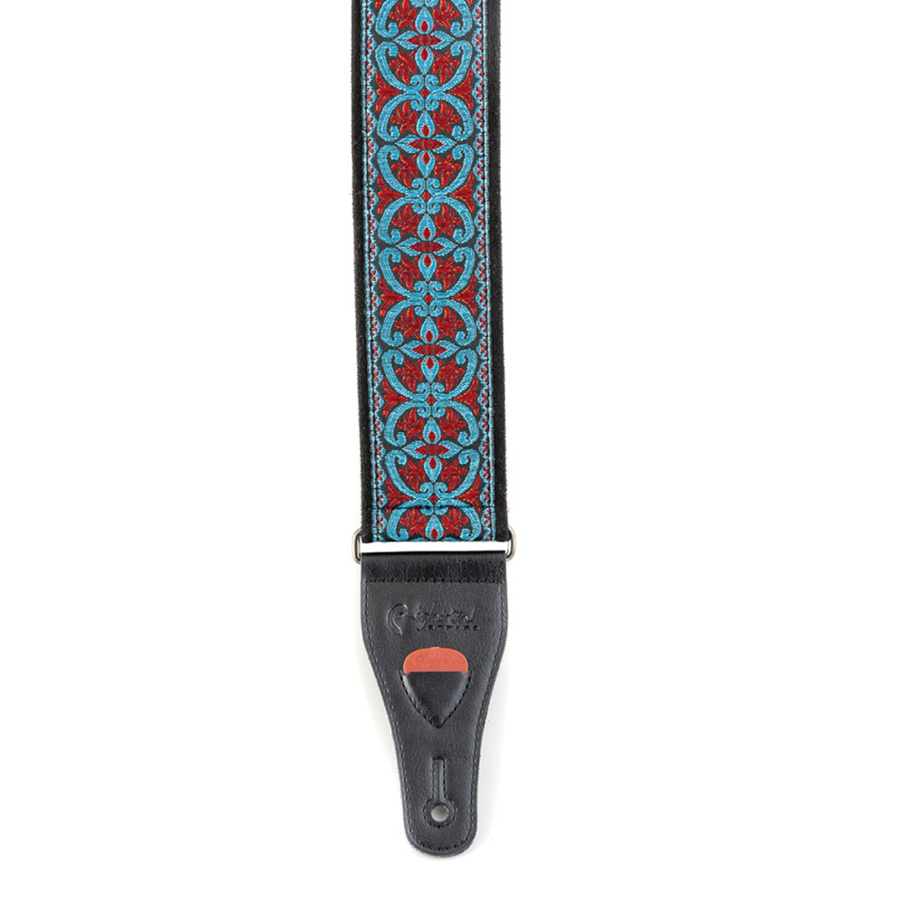 Righton! STRAPS FILLMORE II Blue ギターストラップ ライトオン ピック収納時画像