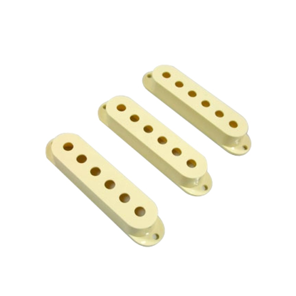 Montreux Single Pickup Cover set Vintage Yellow 3 No.8562 ピックアップカバー 3個セット