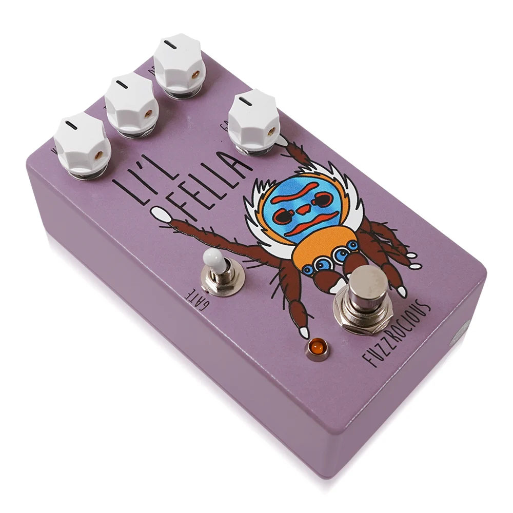Fuzzrocious Pedals Li’l Fella ファズ ギターエフェクター 斜めアングル画像