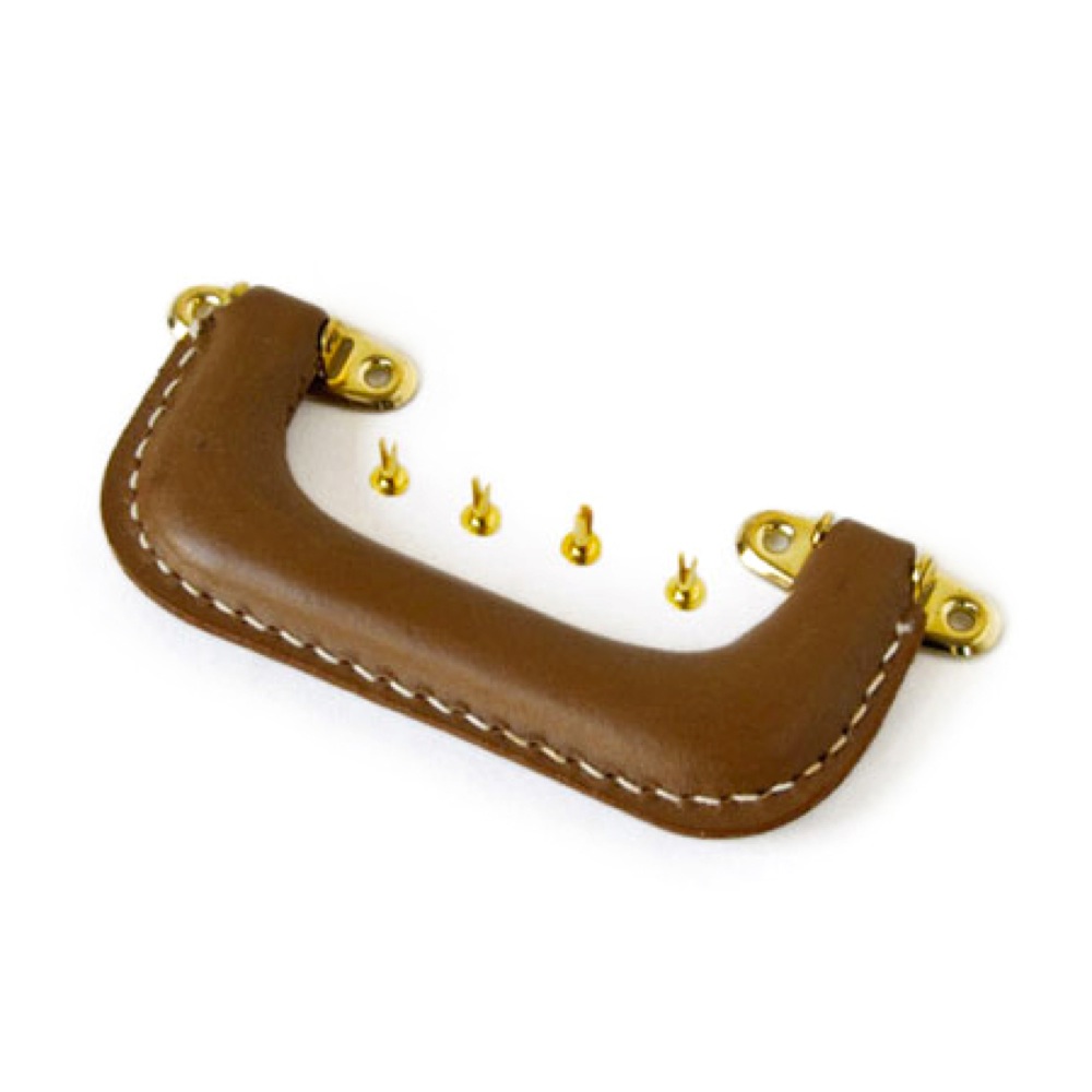 Montreux G&G Handle (leather) Tan brass No.1533 ギターケース用ハンドル