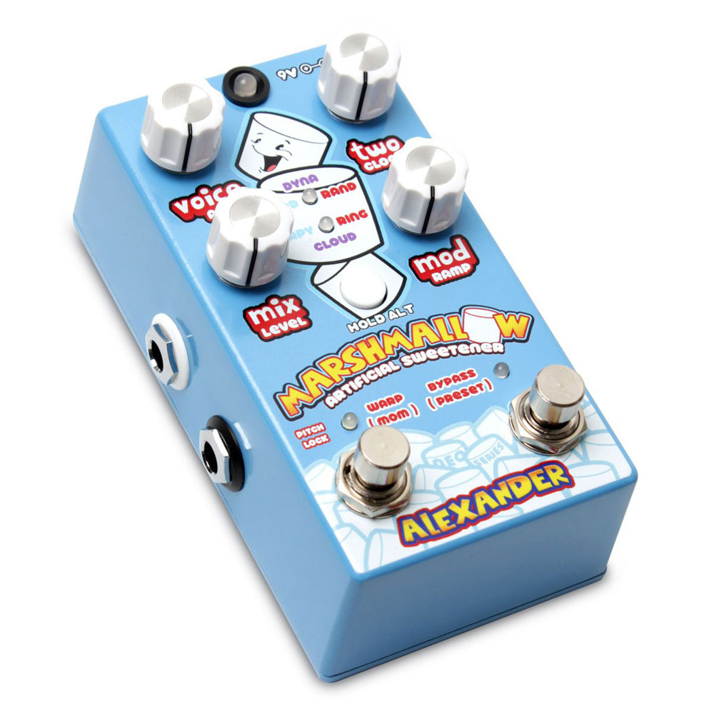 Alexander Pedals Marshmallow ピッチシフター ギターエフェクター 全体像