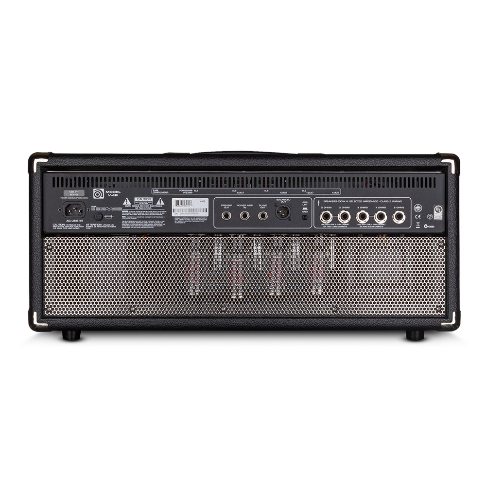 Ampeg V-4B オールチューブ ベースヘッドアンプ 裏面画像