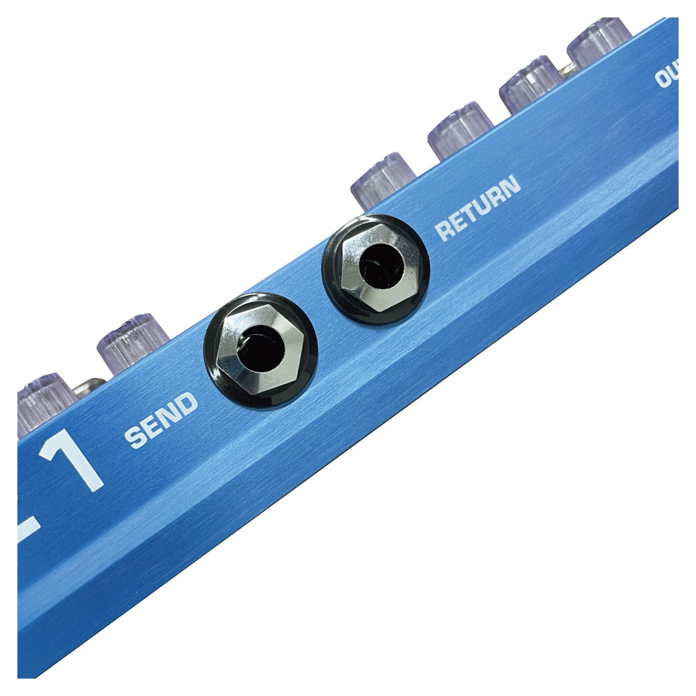 TECH21 BASS FLY RIG V2 ベース用マルチエフェクター 端子部