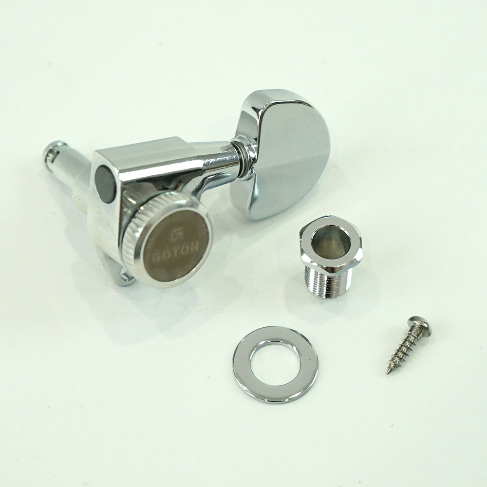 GOTOH SG301MG-T AB20 L3+R3 CR ギター用ペグ クローム ゴトー ペグ 付属パーツ部画像