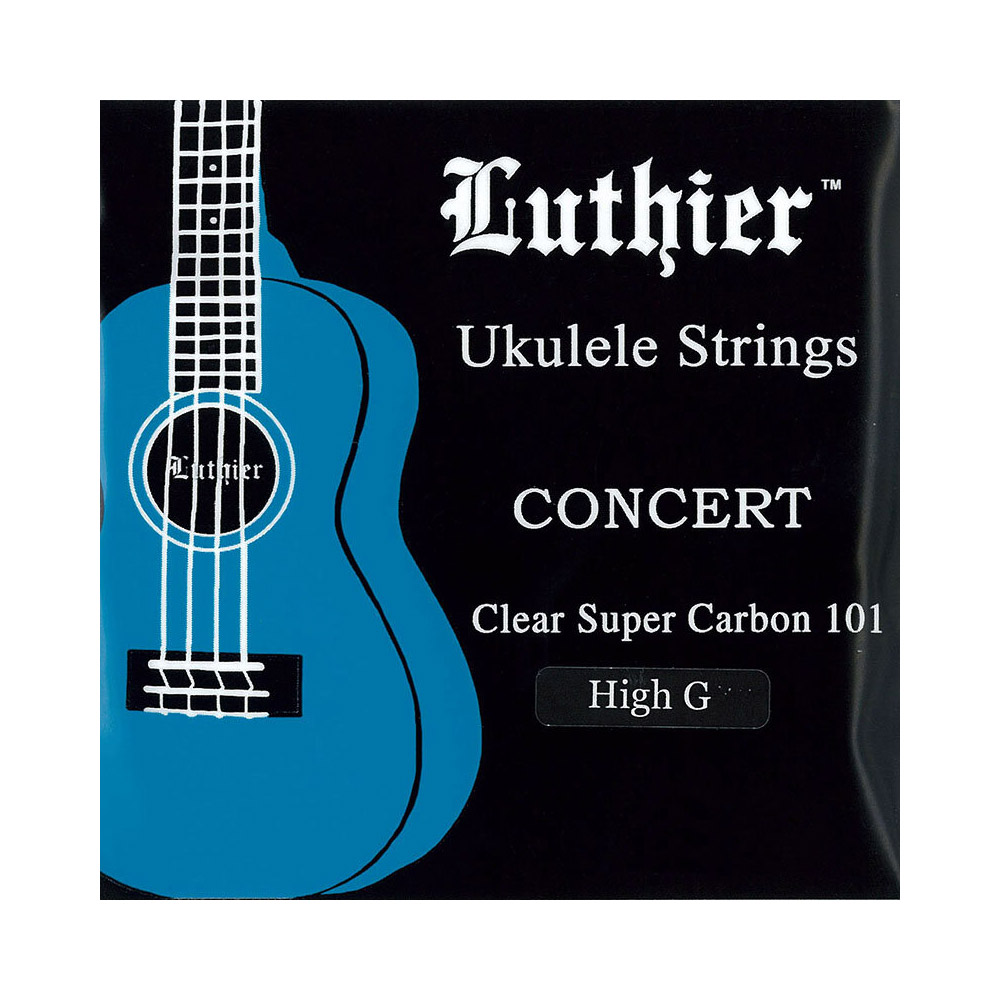 Luthier LU-CU-HG Ukulele Super Carbon 101 Strings コンサート用 High G ウクレレ弦