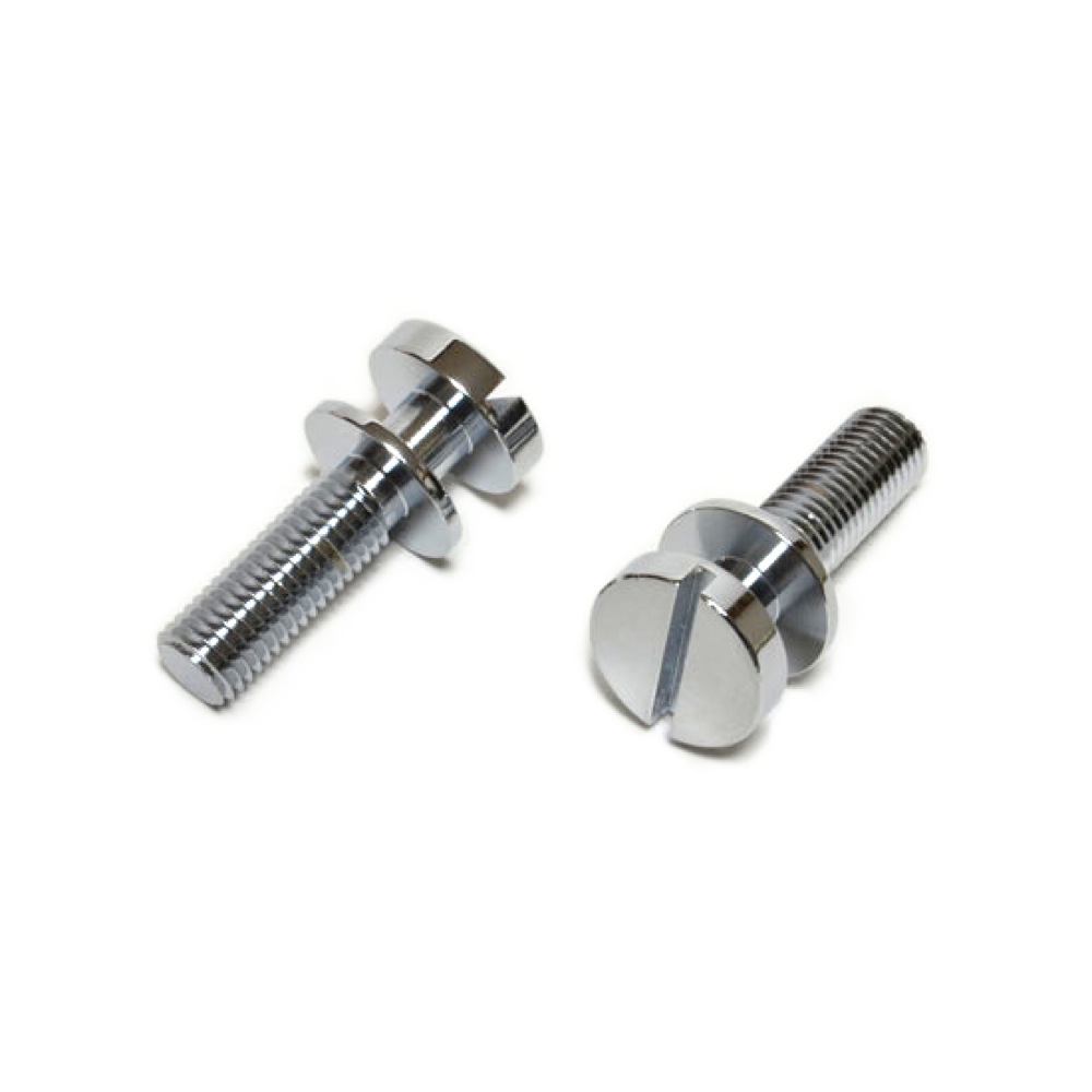 Montreux Metric studs set for Montreux custom wrap around bridge Chrome 2 No.9155 ブリッジスタッド