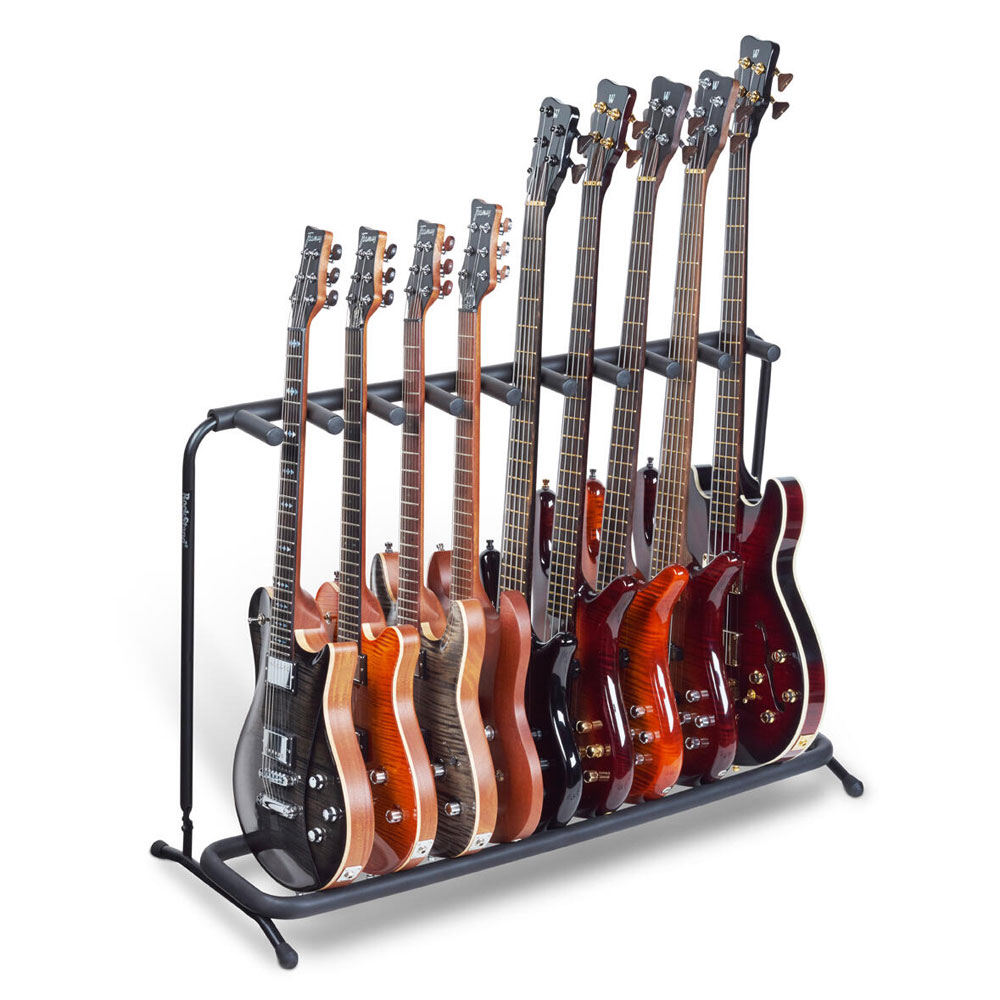 RockStand by Warwick RS 20863 B/1 9本立て ギタースタンド 組み立て済み 使用例