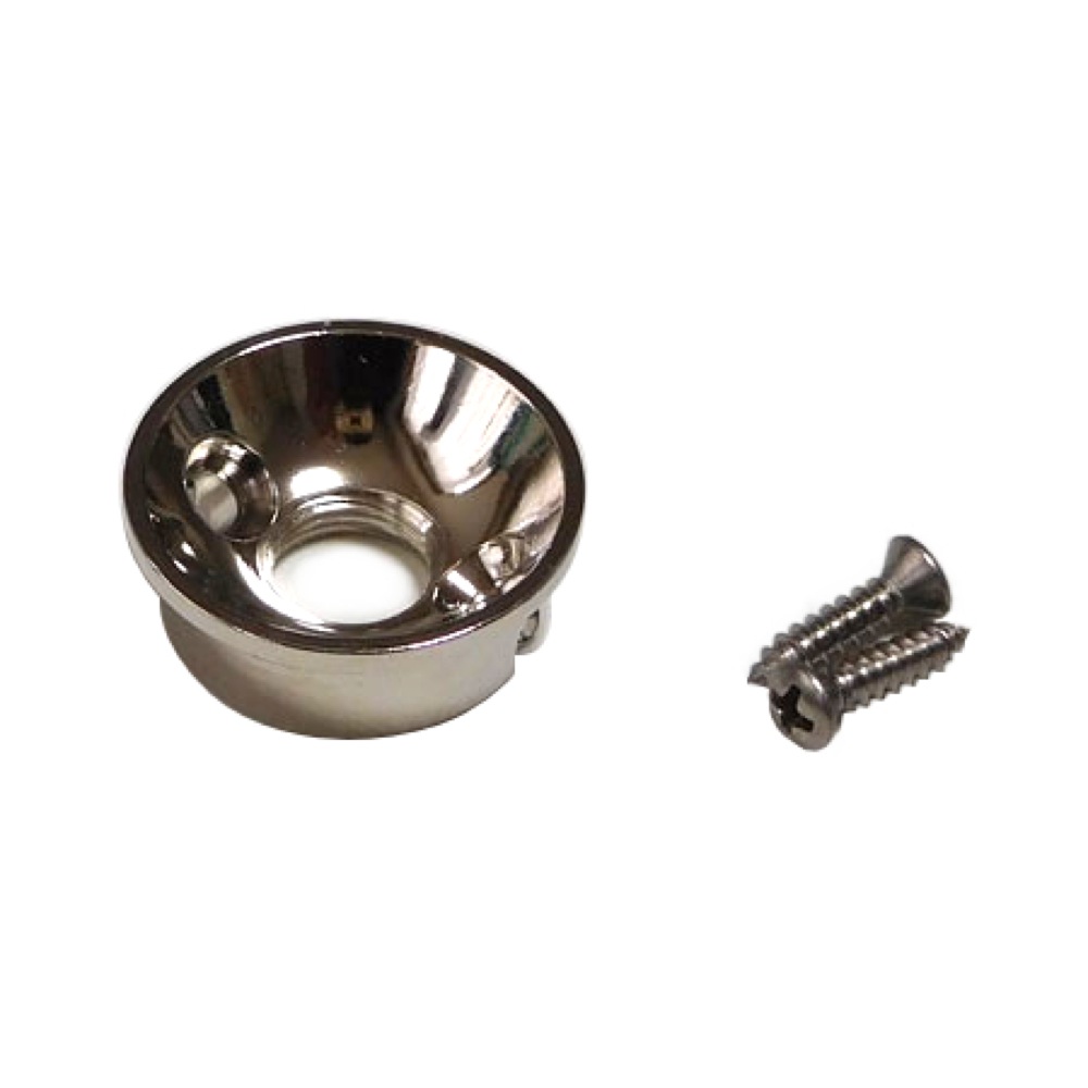 Montreux Electrosocket Jack Plate gloss Nickel No.9499 ジャックプレート