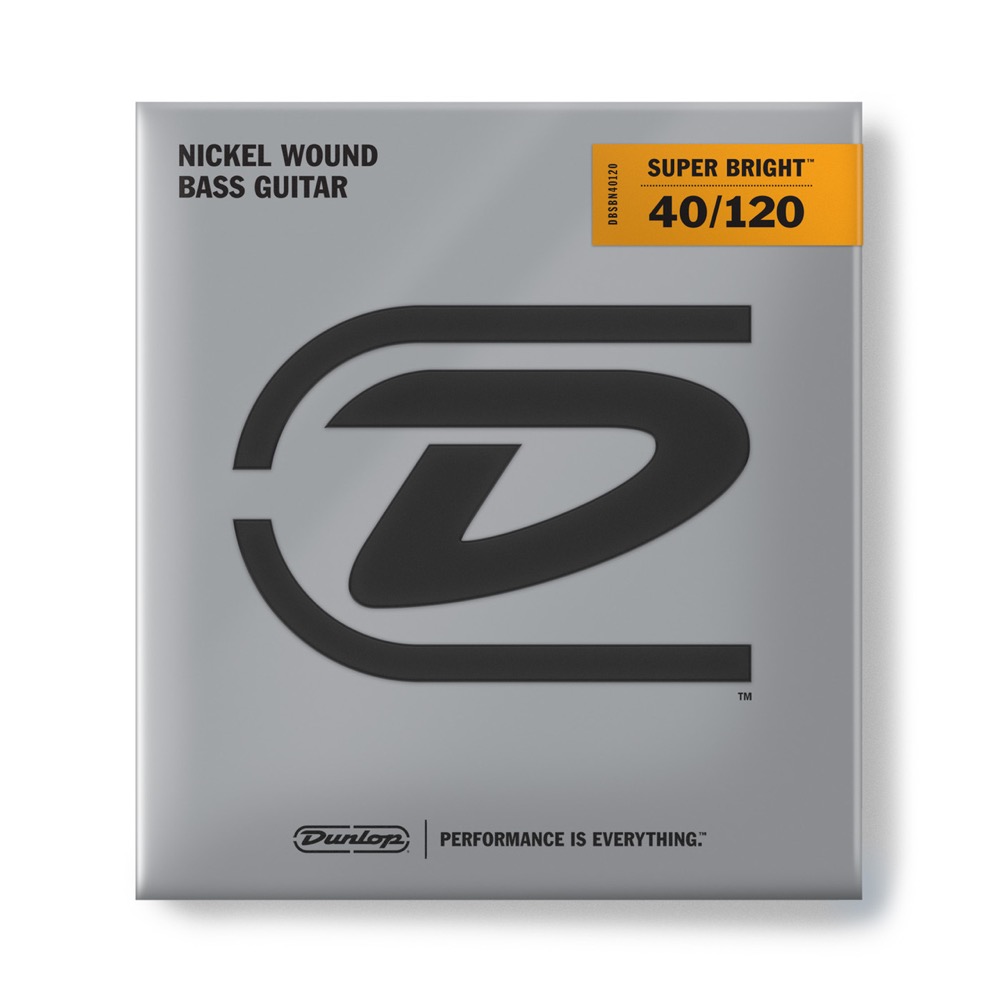 JIM DUNLOP Super Bright Nickel Wound Bass Strings DBSBN40120 5弦エレキベース弦