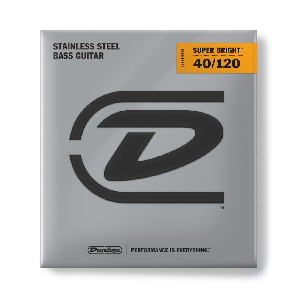 JIM DUNLOP Super Bright Stainless Steel Bass Strings DBSBS40120 5弦エレキベース弦
