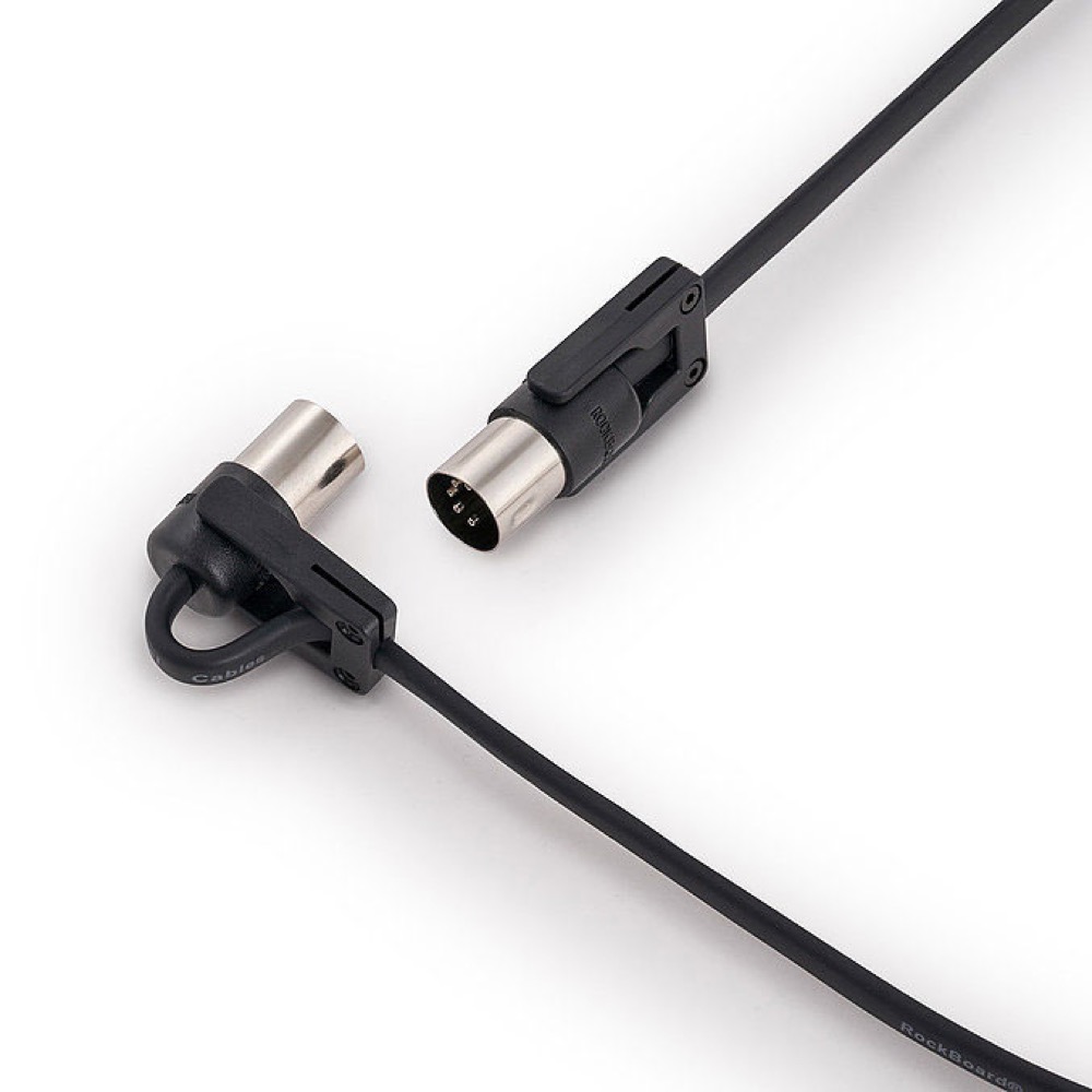 RockBoard RBO CAB MD FX 100 BK FlaX Plug MIDI Cable 100 cm MIDIケーブル コネクター部画像