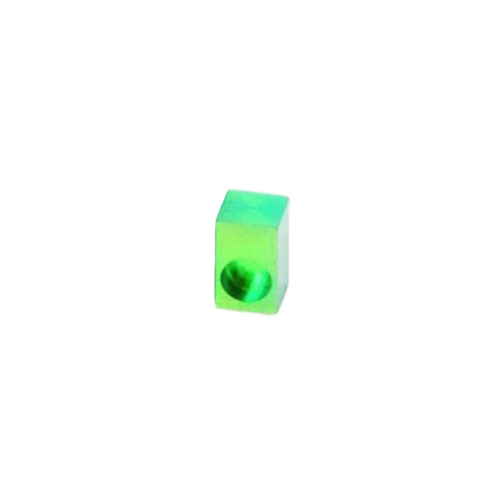 FU-Tone Titanium Saddle Insert GREEN ストリングロックインサートブロック 1個