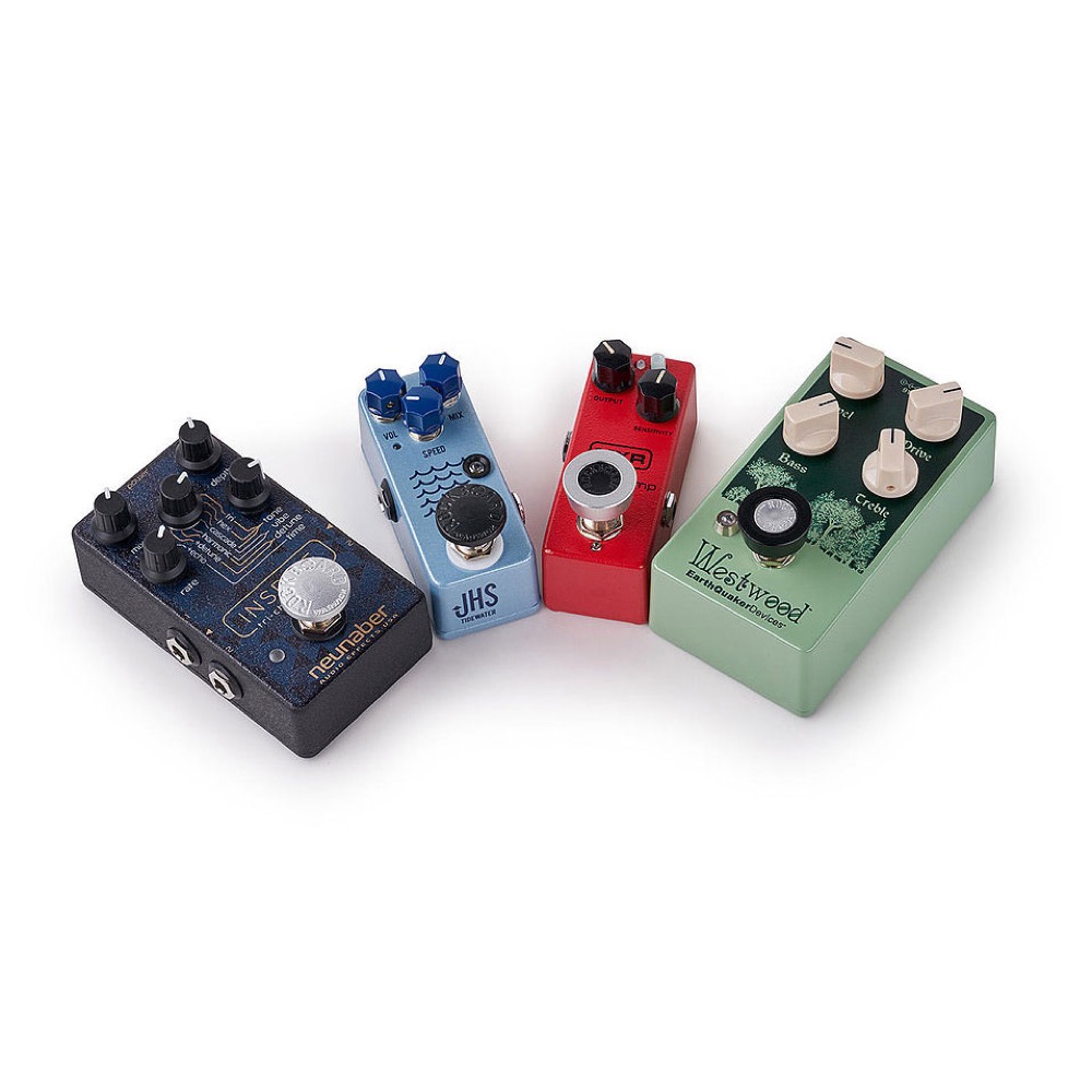 RockBoard RBO FT STOMPETE SI StomPete Footswitch Topper 3 pcs Silver フットスイッチカバー 装着イメージ画像