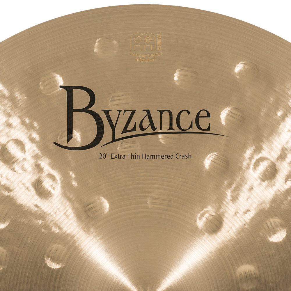 MEINL B20ETHC Extra Thin Hammered Crashes Byzance Traditional series 20' クラッシュシンバル マイネル ロゴ サイズ表記画像