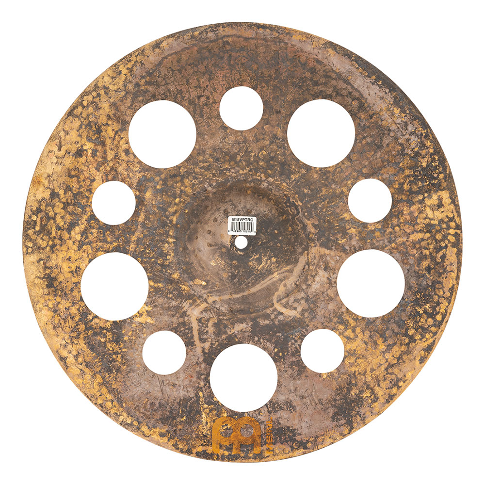 MEINL B18VPTRC Pure Trash Crash Byzance Vintage Series 18' クラッシュシンバル マイネル 穴あきシンバル 背面画像