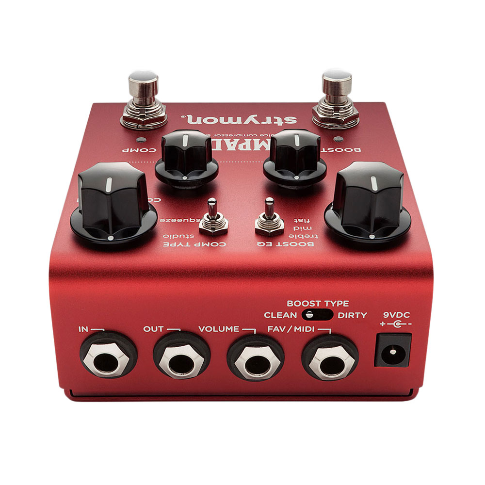 strymon COMPADRE コンプレッサー ブースター ギターエフェクター 背面