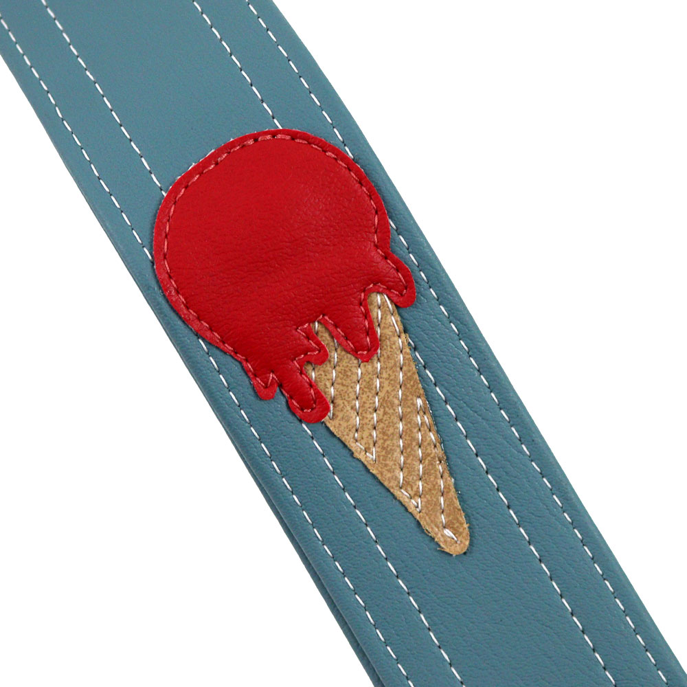 Couch ICE CREAM Sea Foam Blue ギターストラップ アイスクリームのアイコン