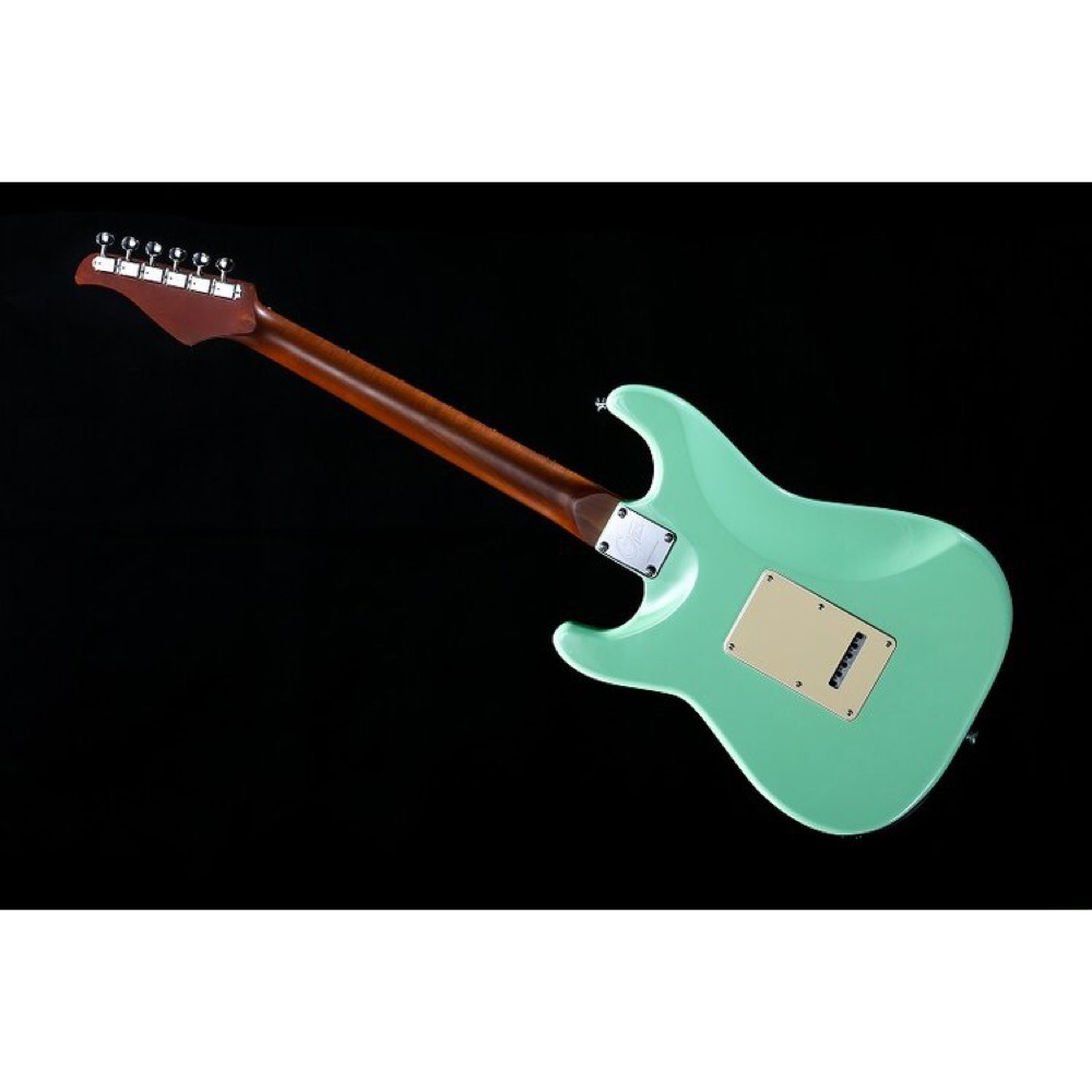 Mooer GTRS S800 Green エレキギター 背面画像