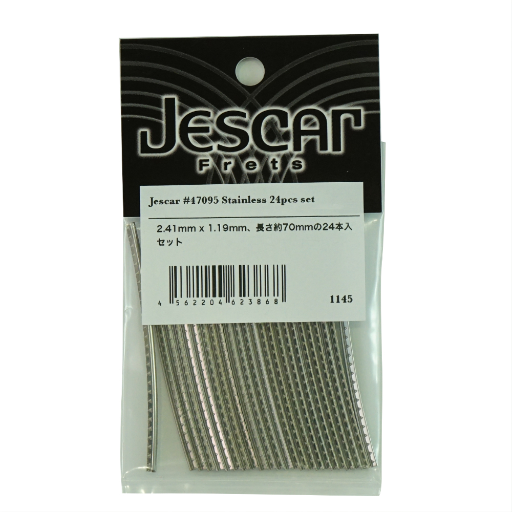 Jescar Frets #47095 Stainless 24pcs set No.1145 フレット