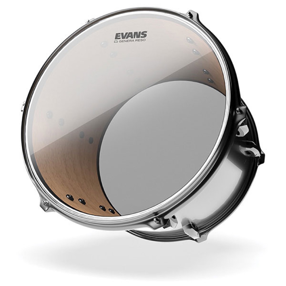 EVANS TT14GR 14' Genera Resonant Tom ドラムヘッド 装着イメージ画像