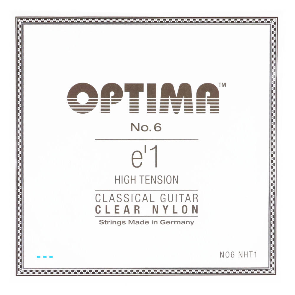 Optima Strings No6.NHT1 Nylon E1 High 1弦 バラ弦 クラシックギター弦