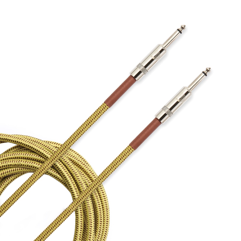 Planet Waves by D’Addario PW-BG-20TW 6.1m SS Tweed 楽器用シールドケーブル
