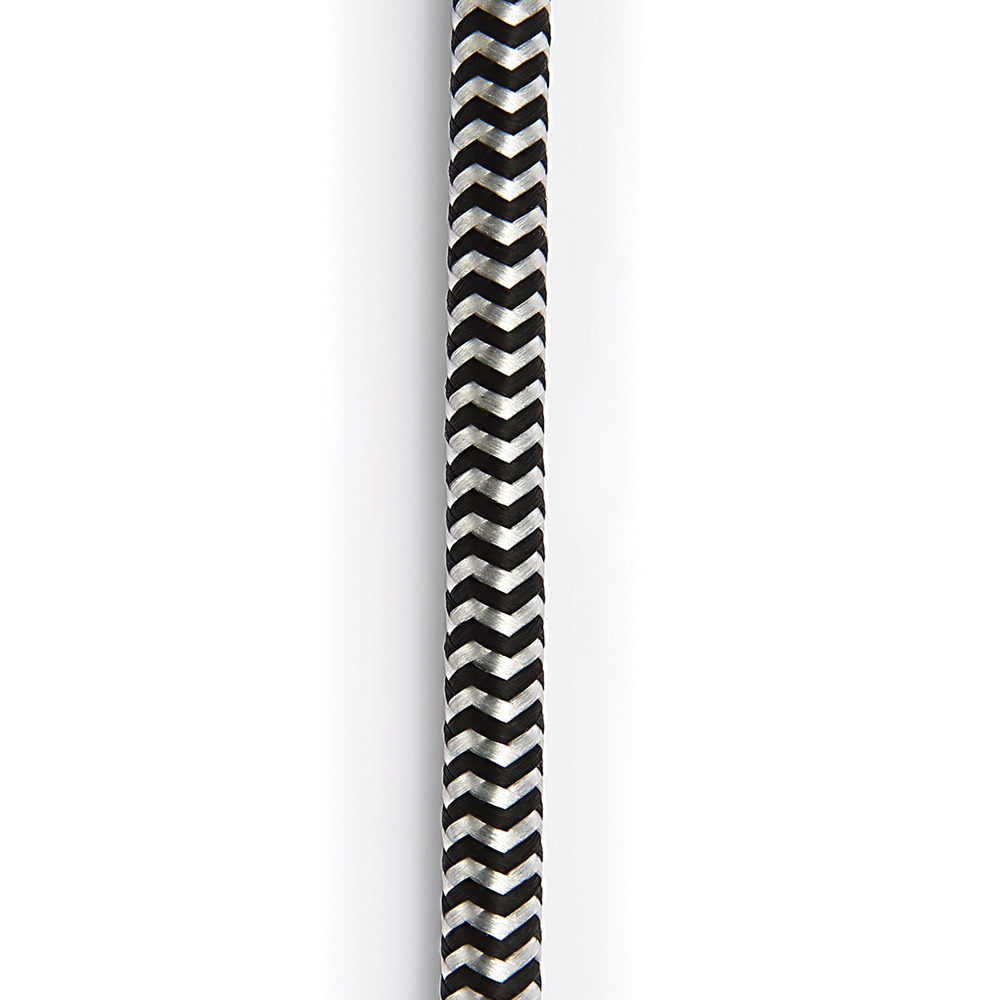 Planet Waves by D’Addario PW-BG-10BG 3.0m SS Grey 楽器用シールドケーブル ブレイディングアップ画像