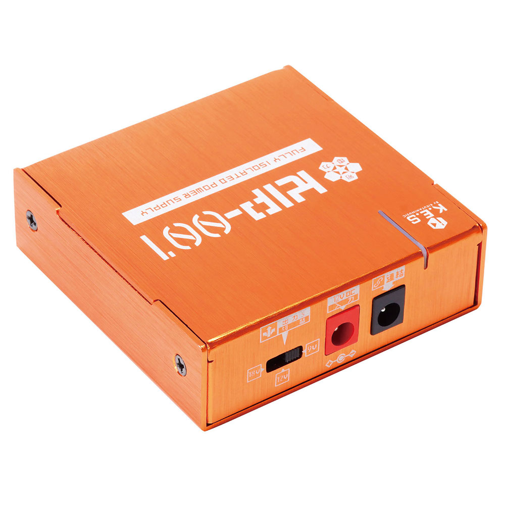 K.E.S KIP-001 フルアイソレーテッド パワーサプライ 入出力端子部画像 背面画像