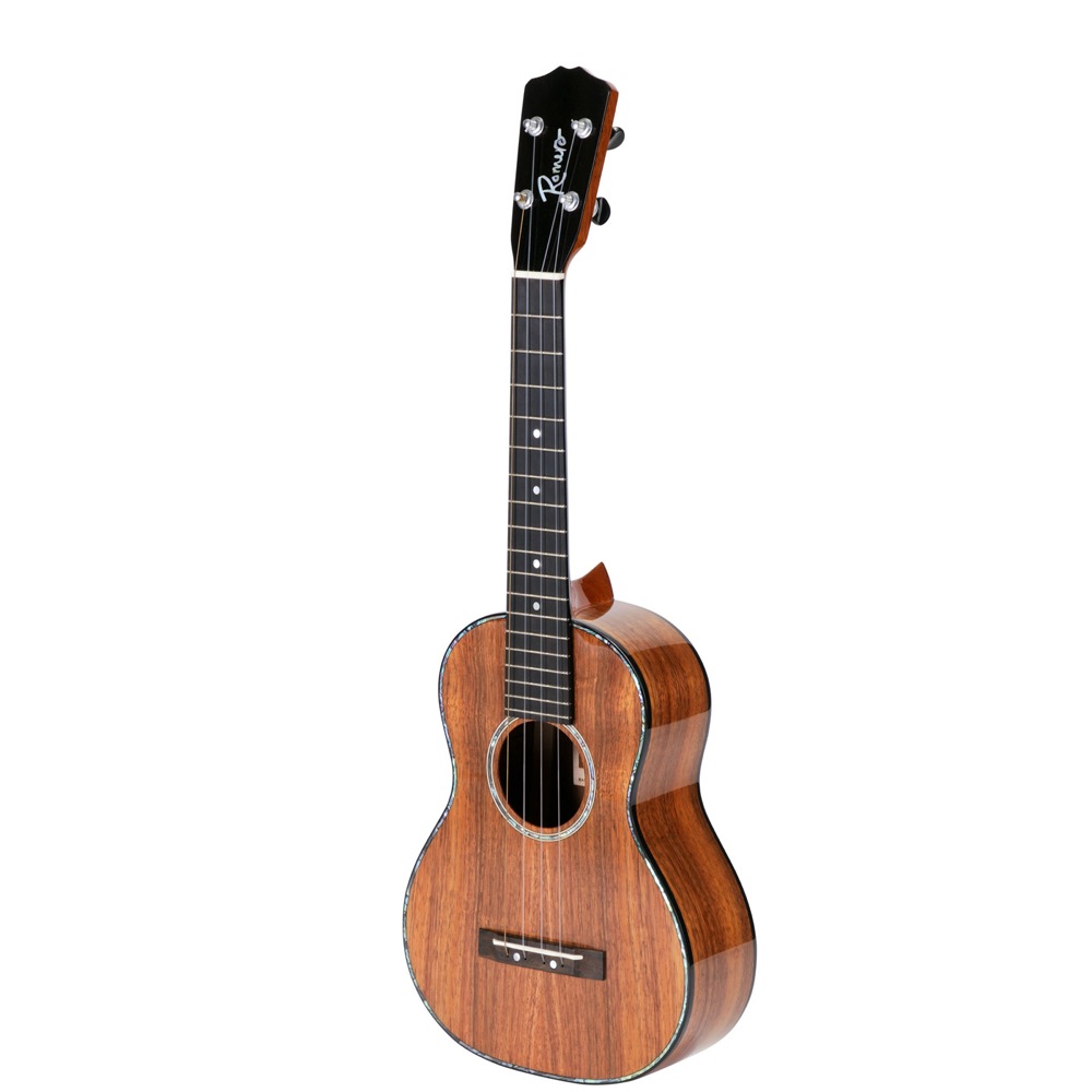 ROMERO CREATIONS Romero Signature Tenor Premium Koa Low-G テナーウクレレ 側面の画像