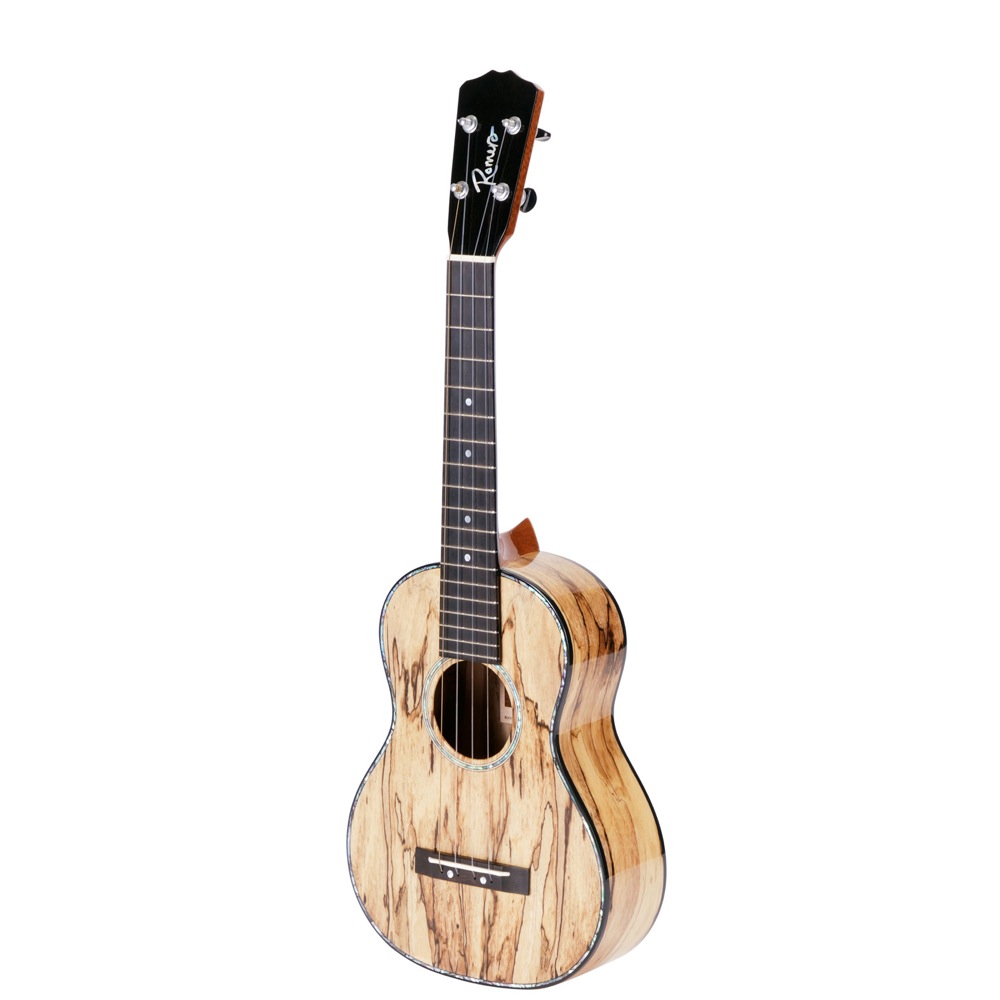 ROMERO CREATIONS Romero Signature Tenor Spalted Mango Low-G テナーウクレレ 側面の画像