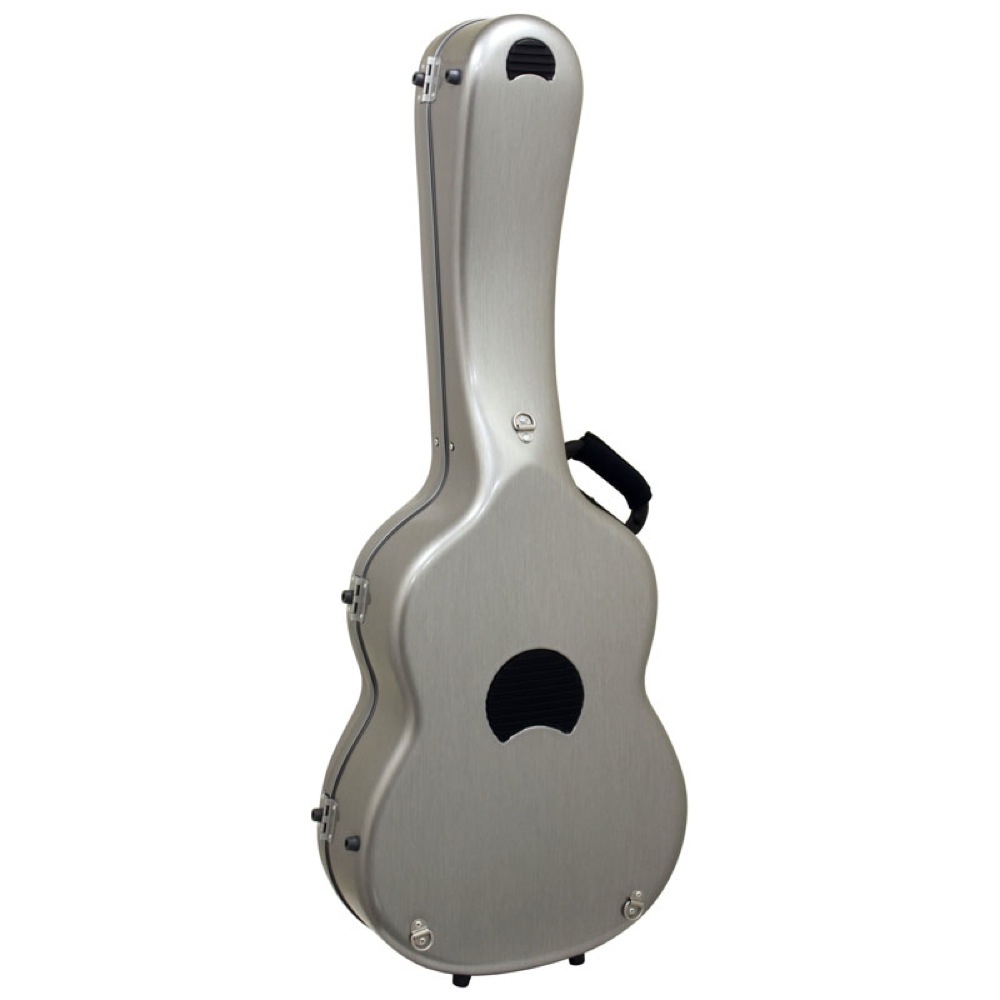 bam DEF8002XLA HIGHTECH Classical Guitar Brushed Aluminium クラシックギター用 ハードケース 全体の画像