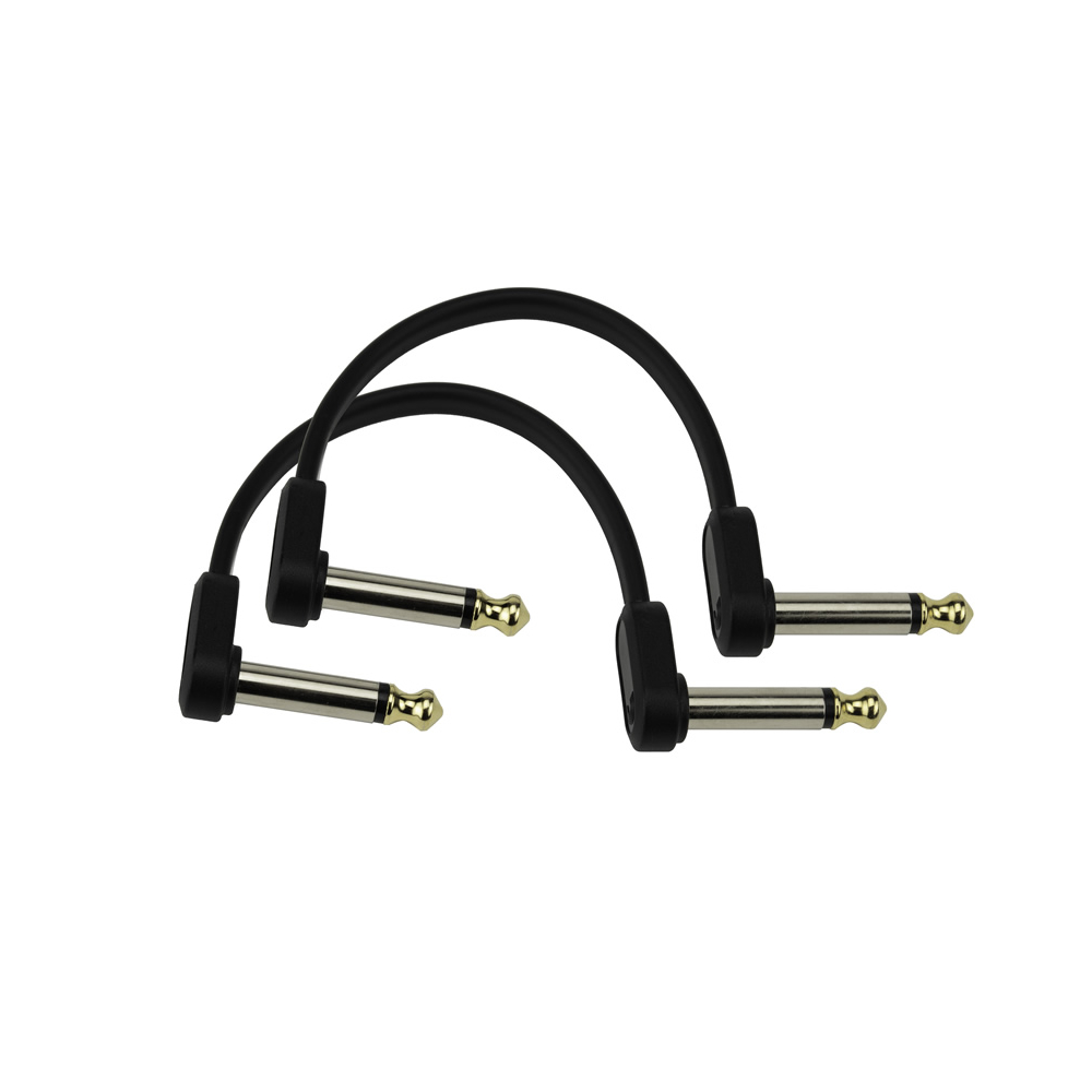 Planet Waves by D’Addario PW-FPRR-204OS 10cm Oﬀset Type LL パッチケーブル 2本セット