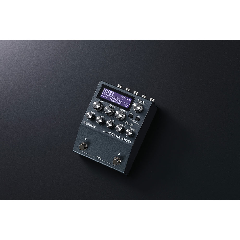 BOSS IR-200 Amp & IR Cabinet プリアンプ キャビネットIRペダル ギターエフェクター 正面イメージ画像