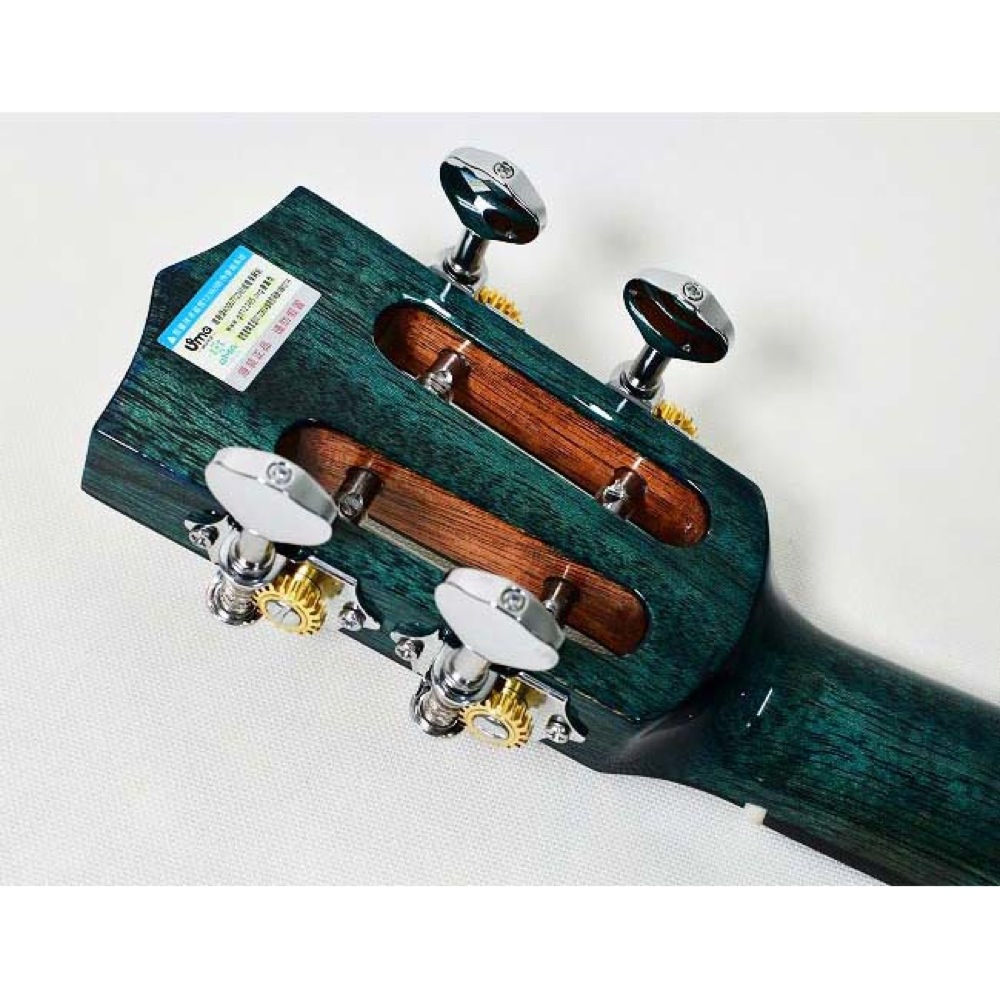 Uma Ukulele UK-20SSP BL パイナップル型 ソプラノウクレレ ヘッドの画像