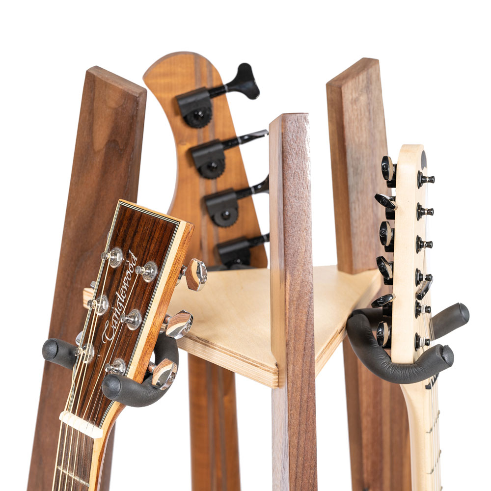 Ruach Music RM-GR1-W 3-Way Guitar Rack Walnut ギタースタンド ネックホルダー部