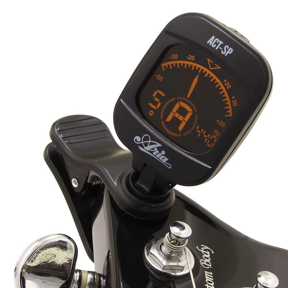 ARIA ACT-SP BK Tuner クリップチューナー チューニング時使用画像