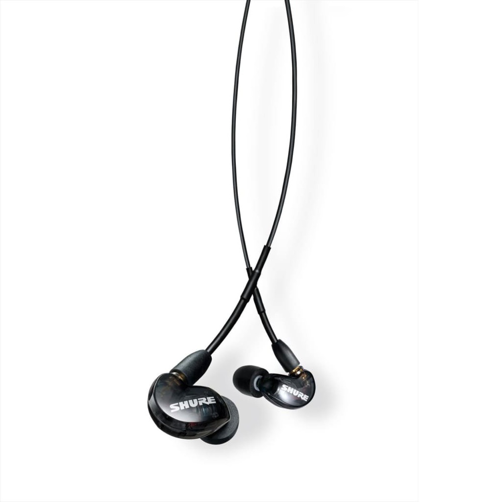 SHURE SE215-K-A 高遮音性イヤホン トランスルーセントブラック 有線モデル