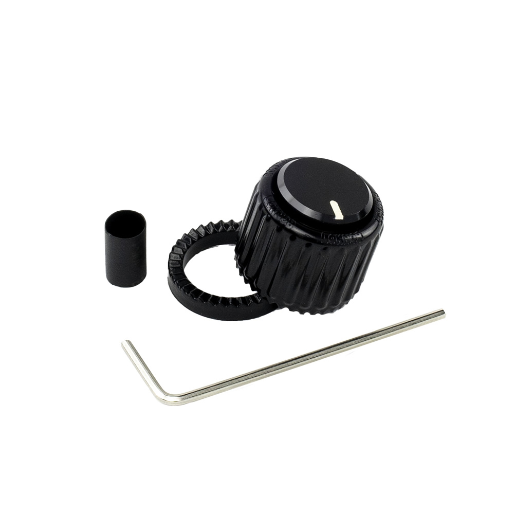 Planet Waves by D’Addario PW-LNL-01B LokNob Large BK プラスチック ロックノブ パーツ画像