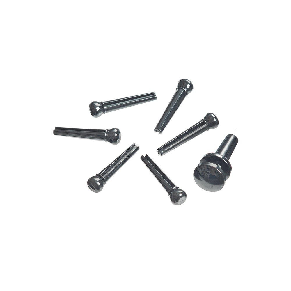 Planet Waves by D’Addario PWPS9 Ebony ブリッジピン&エンドピンセット