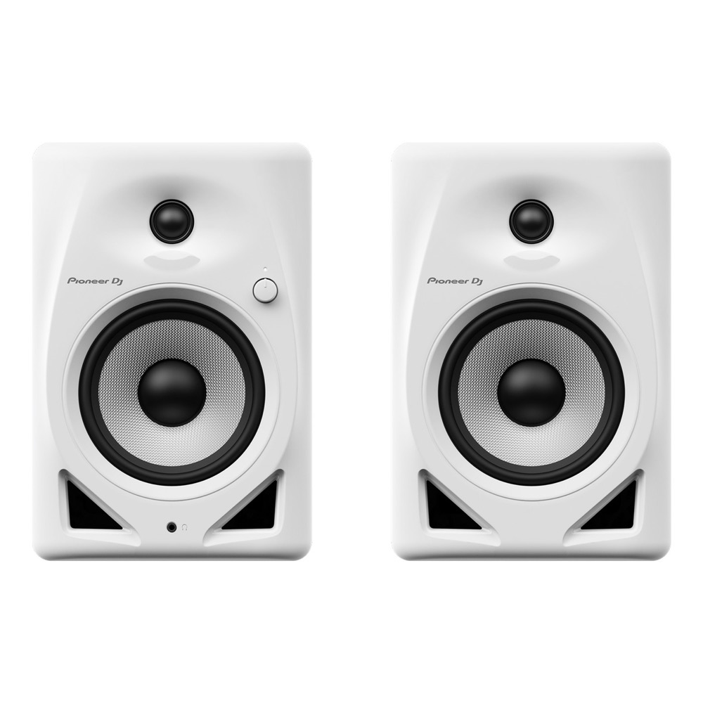 Pioneer DJ DM-50D-W White パワードモニタースピーカー 1ペア(2台) スピーカー本体の正面画像