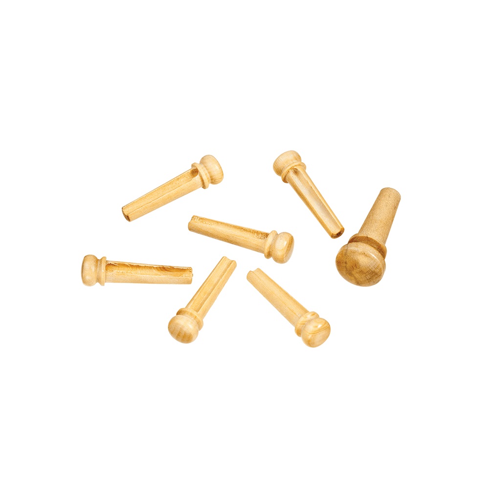 Planet Waves by D’Addario PWPS6 Boxwood ブリッジピン&エンドピンセット