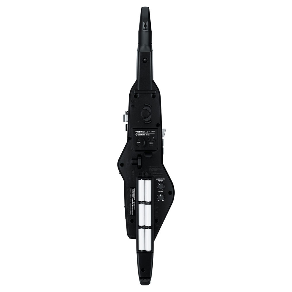 Roland AE-20 Aerophone ウィンドシンセサイザー 背面画像 電池を入れた画像