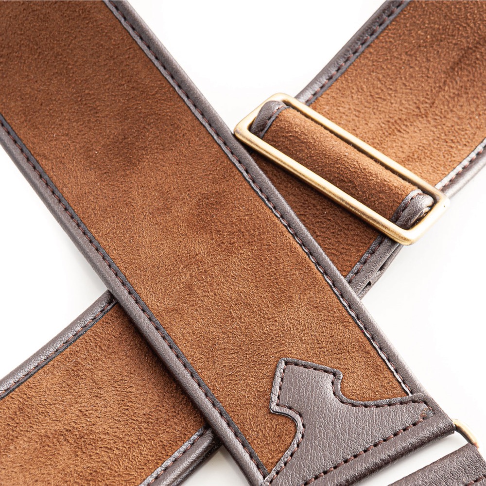 Righton! STRAPS DIVINE Brown ギター ベース用ストラップ ストラップ表面の画像