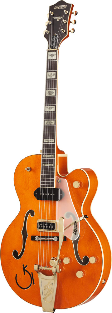 GRETSCH G6120 Eddie Cochran Signature 6120 Hollow Body with Bigsby エレキギター トップ、サイド画像