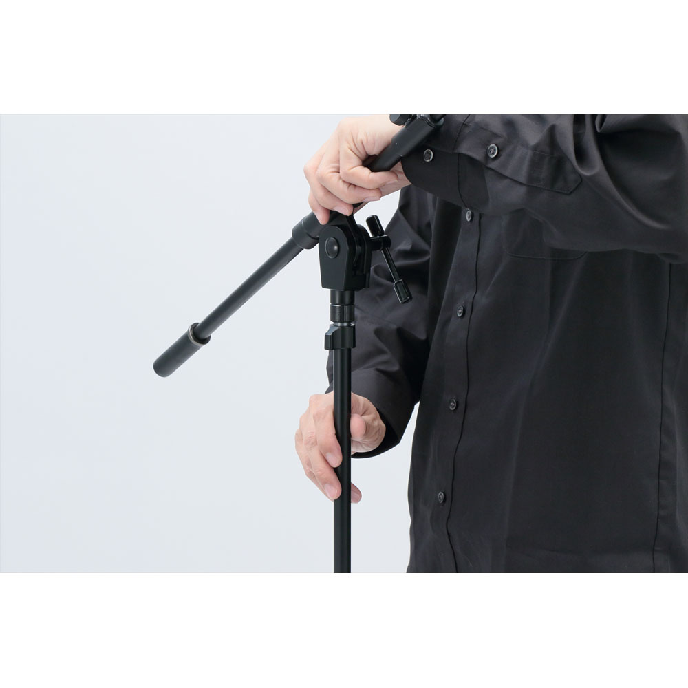 TAMA MS737BK Extra Long Boom Stand ブームマイクスタンド セッティング例
