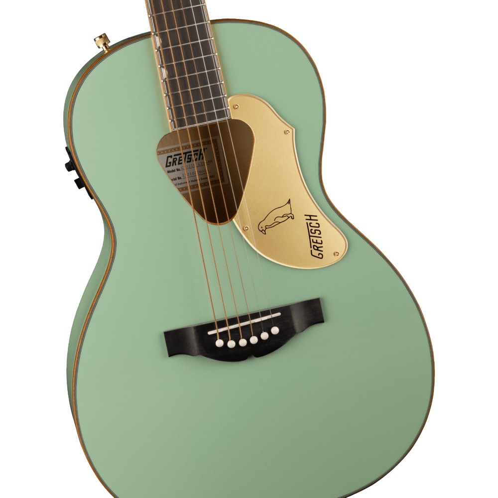 GRETSCH G5021E Rancher Penguin Parlor Acoustic/Electric Mint Metallic エレクトリックアコースティックギター アップ画像