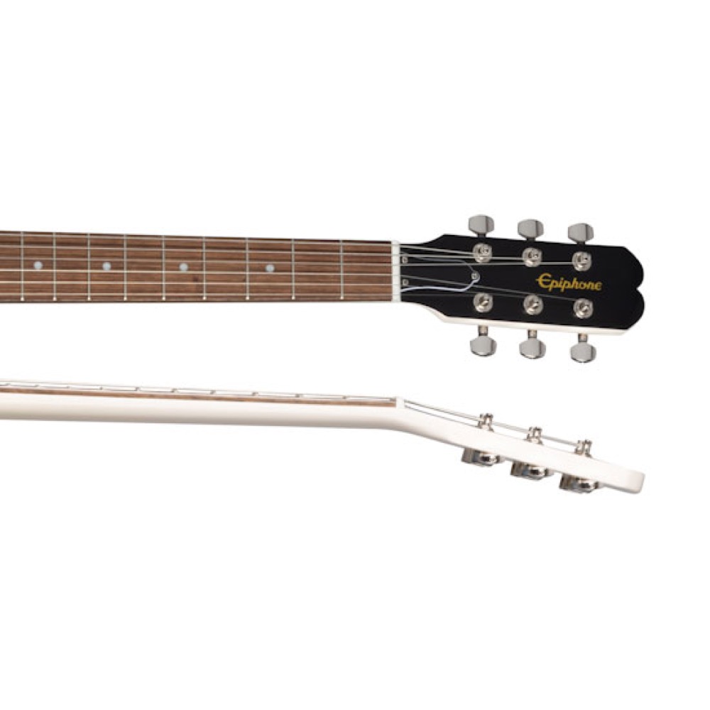 Epiphone Joan Jett Olympic Special Aged Classic White エレキギター ネック画像